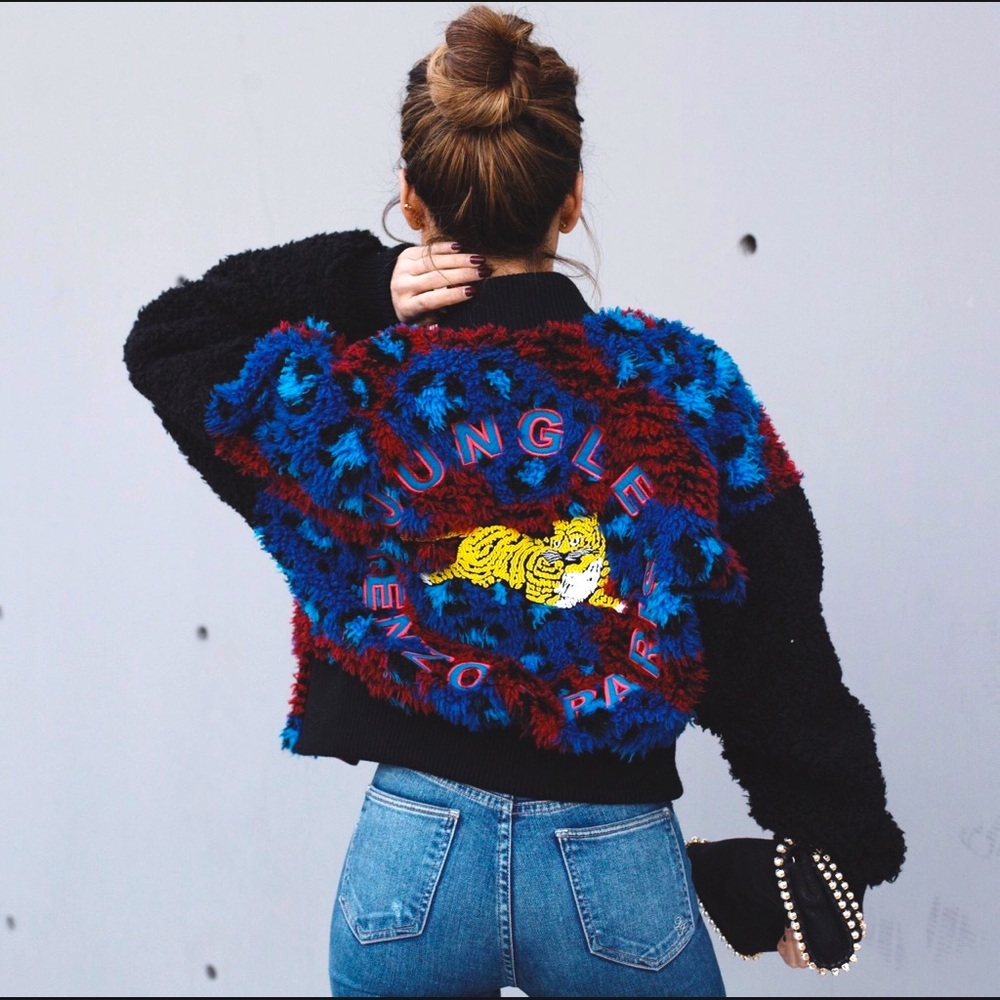 KENZO x H&M Collab Varsity Jacket, Never worn size 10